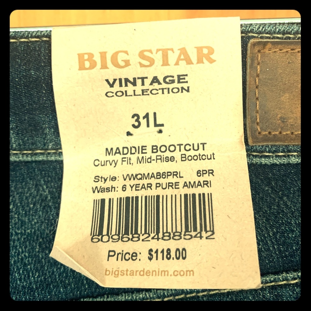 Big Star Maddie jeans